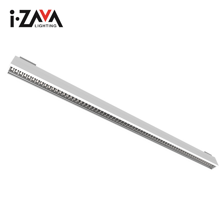 High Lumen Pendant Light Supermarket Offices Libraries Commercial Aluminum 4000K 60W LED Linear Light