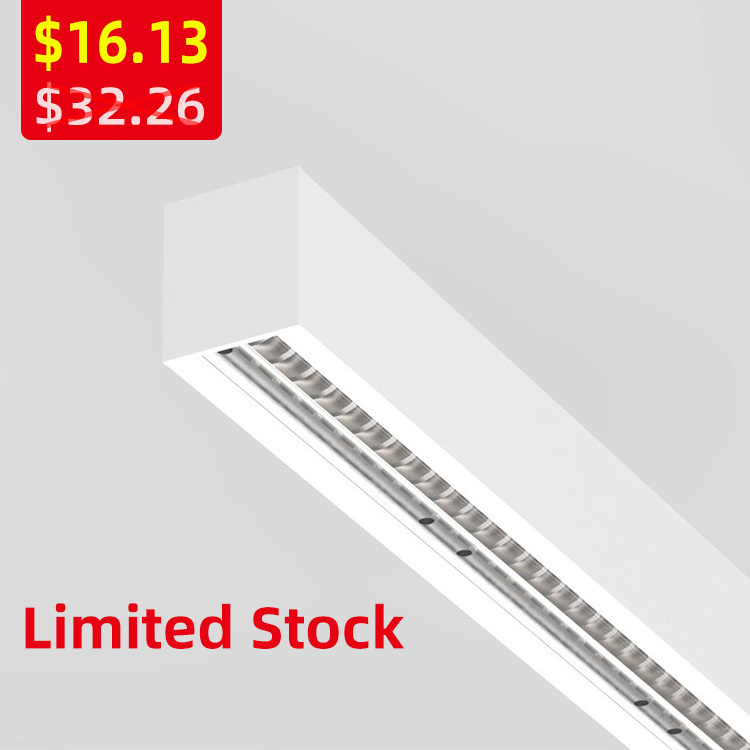 High Lumen Pendant Light Supermarket Offices Libraries Commercial Aluminum 4000K 60W LED Linear Light