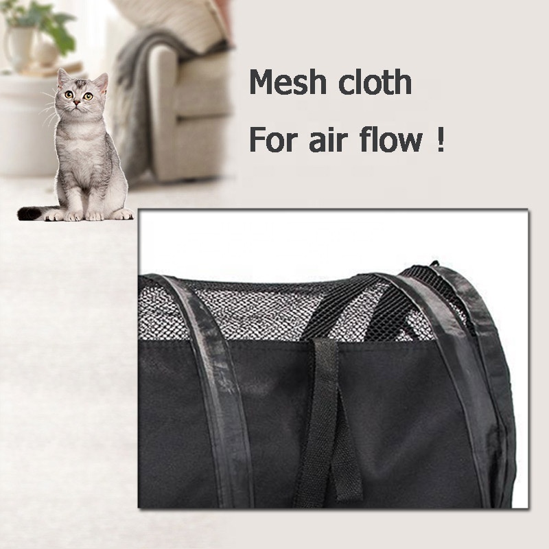 New design Pop Up Foldable  Dog Car Rear Seat Pet Dog Cat Puppy Travel Carrier Bag with Carrying Strap Pet Car Cage