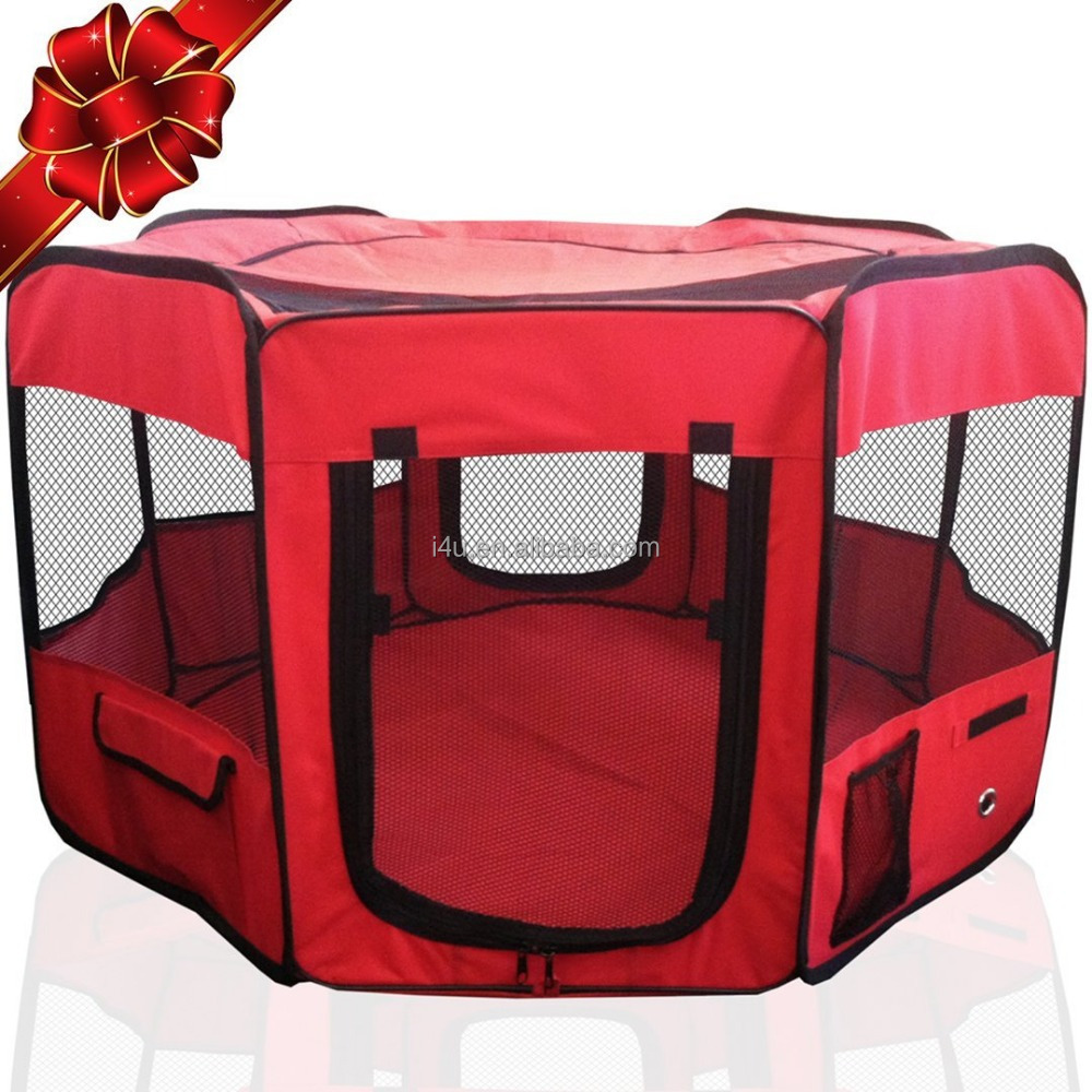 Indoor OR Outdoor Pink Pet Playpen Cage Suitable for Dog Cat  Rabbit Puppy, Hamster or Guinea Pig