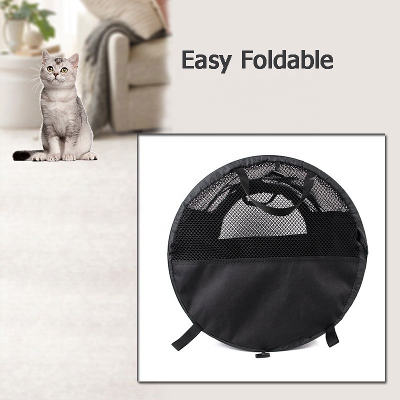 New design Pop Up Foldable  Dog Car Rear Seat Pet Dog Cat Puppy Travel Carrier Bag with Carrying Strap Pet Car Cage