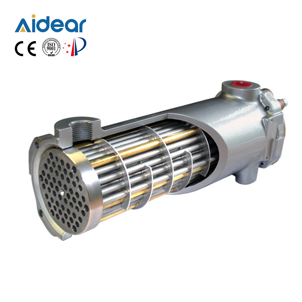 Aidear Customized stainless steel and Ti tube and shell heat Exchanger with Factory Price