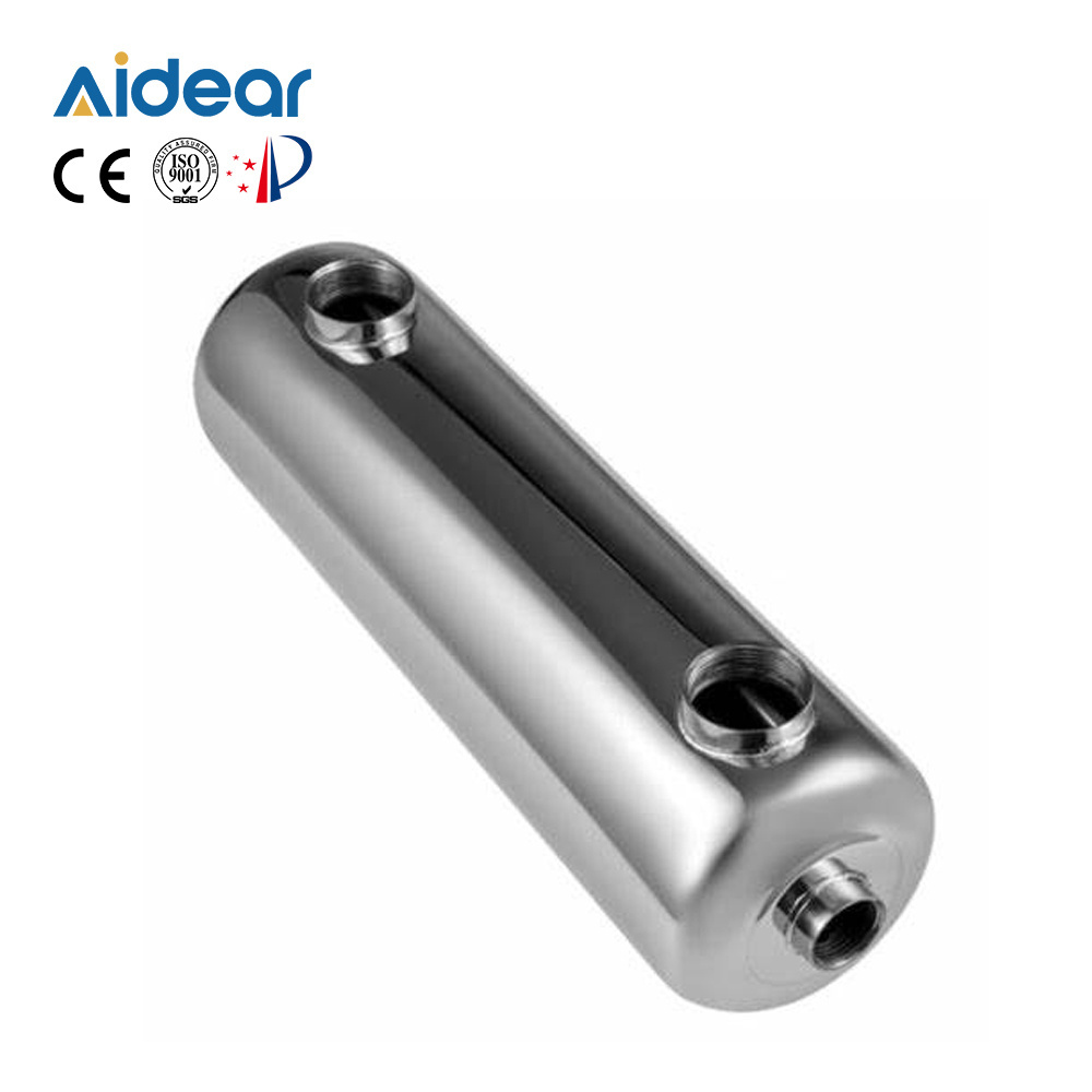 Aidear Customized stainless steel and Ti tube and shell heat Exchanger with Factory Price