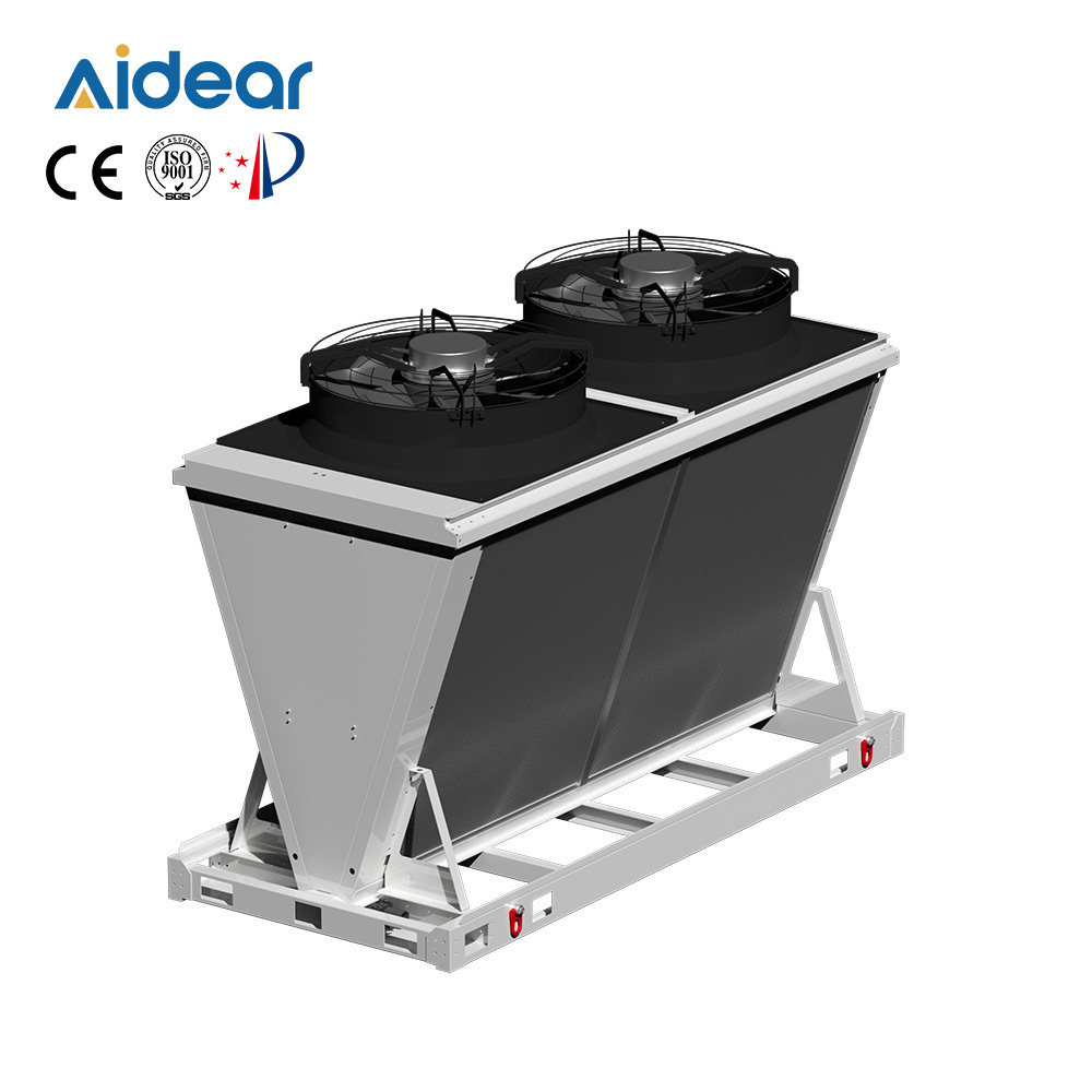 Aidear vertical dry cooling system evaporative water cooling radiator dry cooler for data center