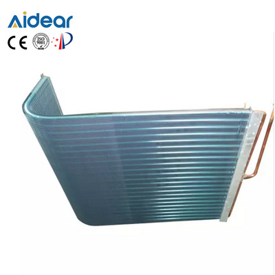 Aidear stainless steel heater exchanger condenser brazed water air steam aluminum titanium tube fin evaporator coil heater