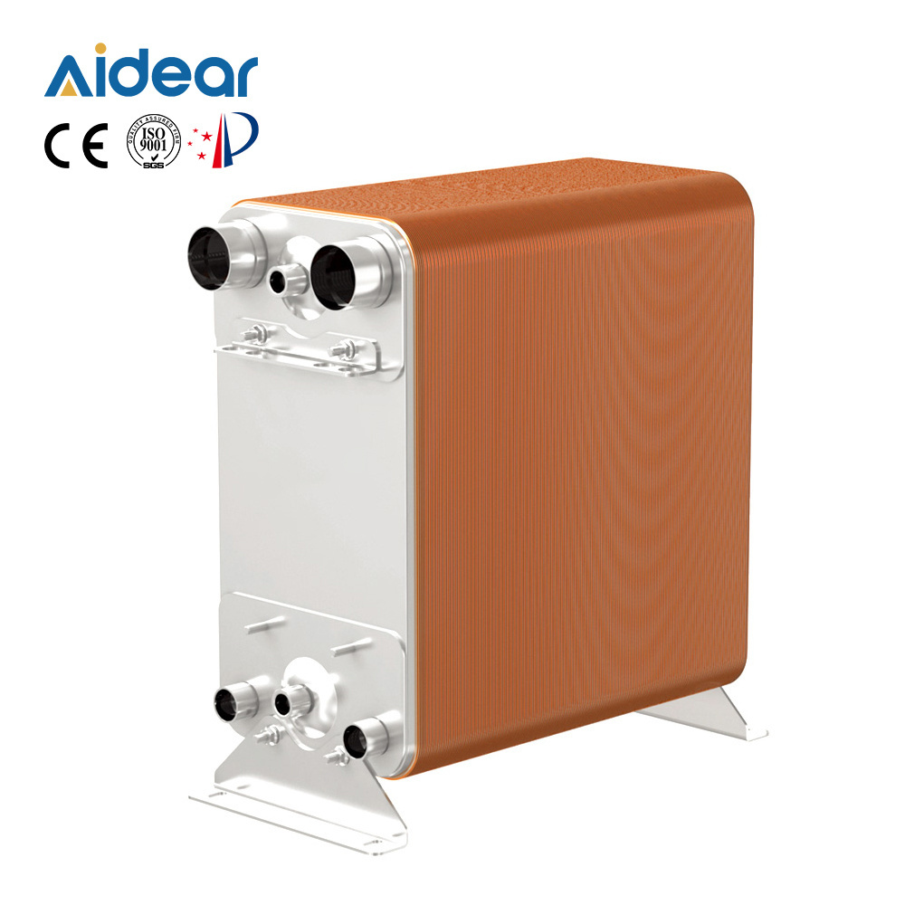 Aidear China Factory Price sanitary 316 chiller plate heat exchanger water for gas boiler