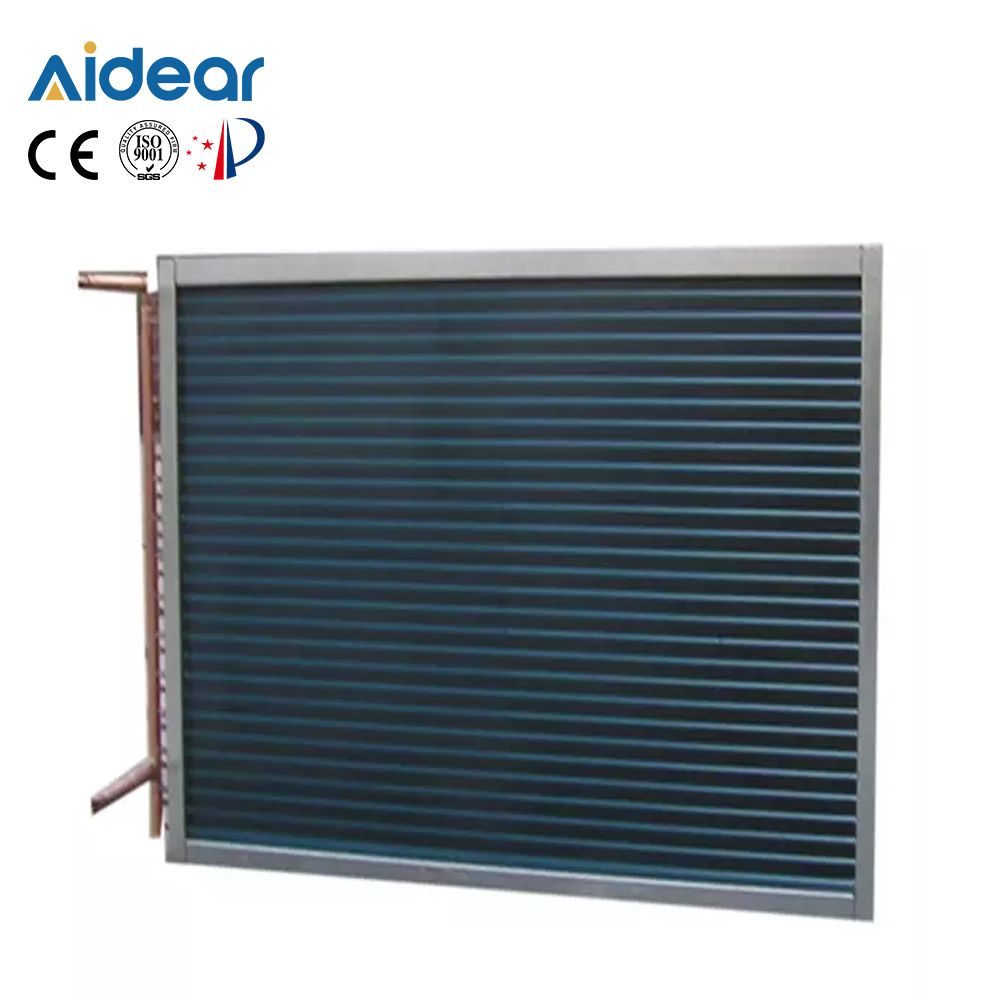 Aidear Stainless steel tube aluminum fin coil heat exchanger coil cooper tube fin heat exchanger for HVAC