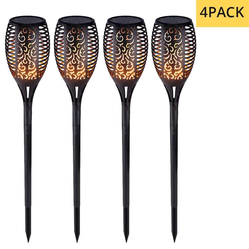 Widely Used Superior Quality Solar Flower Lights Garden Outdoor 96led Solar Tiki Torch LED Energy Saving 80 ABS Luces Solares