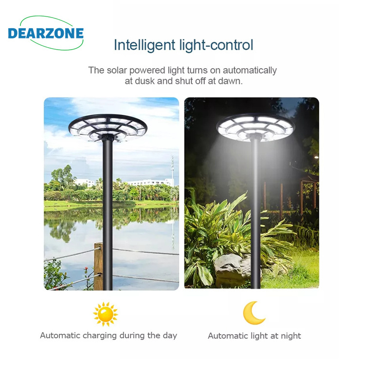 Led Outdoor Waterproof Motion Sensor 2000W Ufo Solar Garden Light