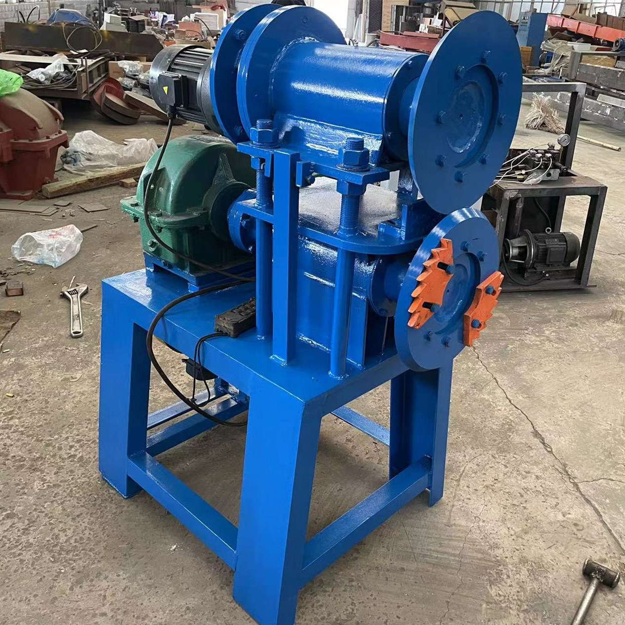 Scrap Rubber Fine Powder Crusher / Tyre Recycling Machine