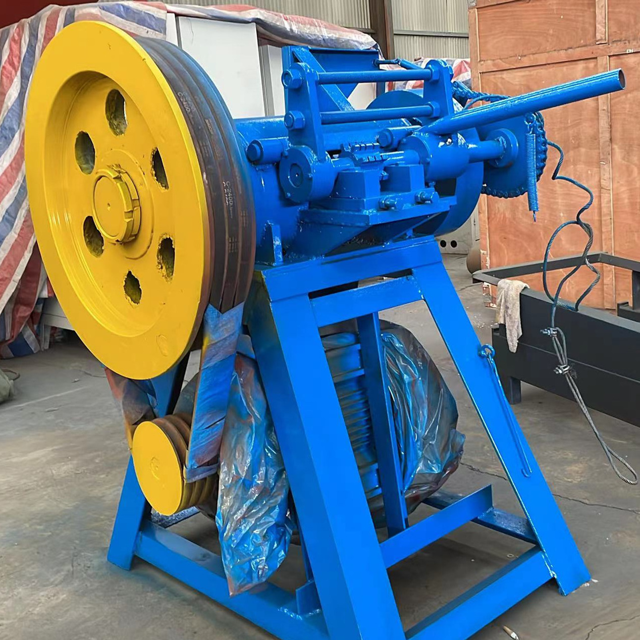 Scrap Rubber Fine Powder Crusher / Tyre Recycling Machine