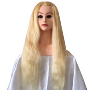 Wholesale cheap human hair mannequin head The training head used by the salon to train hairstyles