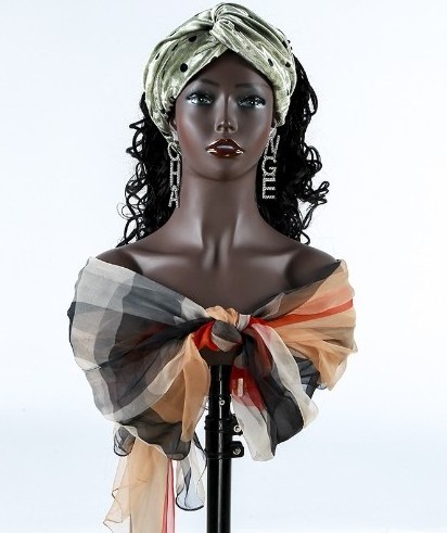 Pvc Mannequin Head With Shoulders Female For Wig Display African American Mannequin Head Female Mannequin Head And Bust