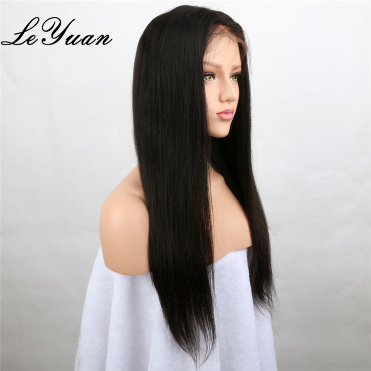 20 inches 30 inches human hair cheap virgin unprocessed aliexpress 130% density natural hairline braided brazilian full lace wig