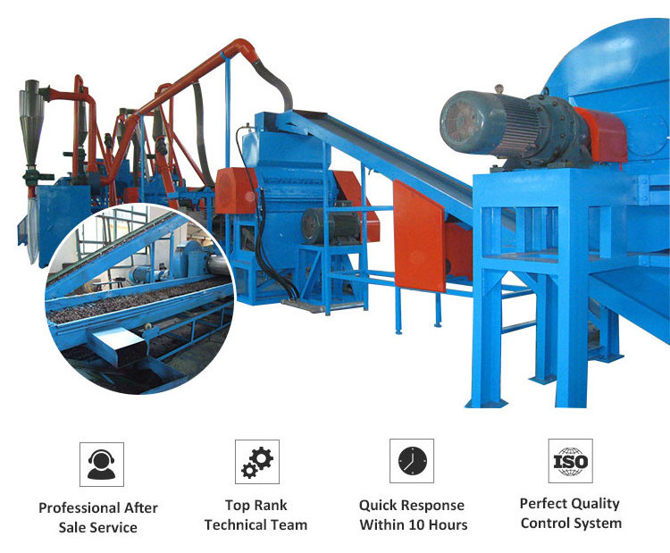 Waste strip tire sidewall cutter used tire circle recycling machine double sides car tire cutting machine