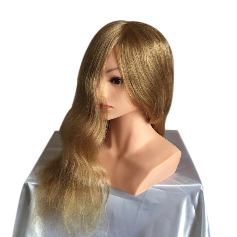 Human Hair  half body mannequin head