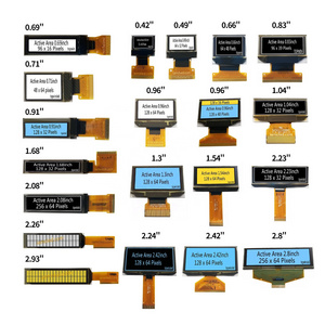 0.91" 0.96" 1.12" 1.27" 1.54" 2.23" 2.42" 2.7" 3.12" 3.2 inch full color display screen module panel small mini oled display