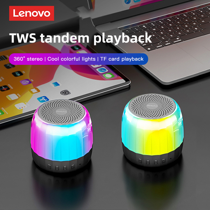 Original Lenovo K3 Plus Bluetooth Wireless Speaker Portable HIFI Waterproof USB Outdoor Loudspeaker Music Surround Bass Box Mic