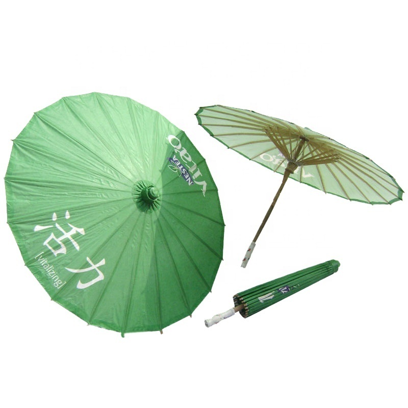 Chinese Japanese Children DIY Drawing Umbrella Wedding Decoration Photo Props White Parasol Paper Umbrellas for Crafts