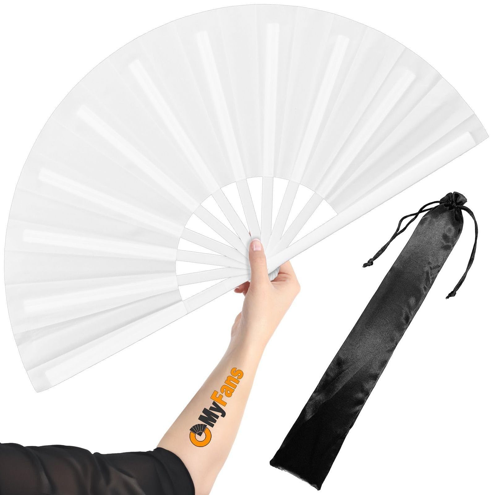 Chinese Kung Fu Tai Chi Hand Fan 13inch 33cm Hand Folding Craft Fan for Advertising