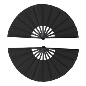 Chinese Kung Fu Tai Chi Hand Fan 13inch 33cm Hand Folding Craft Fan for Advertising