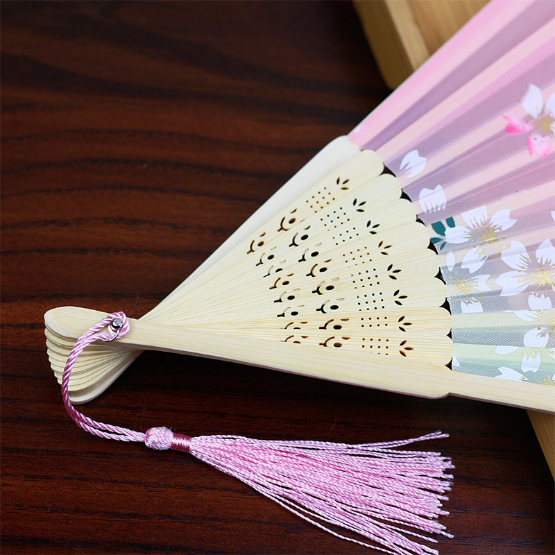 [I AM YOUR FANS] Sufficient Stock! 12 Designs Lady Bamboo Hand Traditional Print Wonderful Japanese Silk Folding Fan