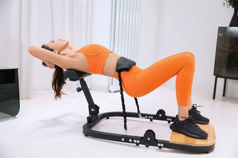 Custom Logo Fitness Equipment Muscle Stimulator Ass Hip Thigh Button Buttock Hip Up Trainer Thruster Glute Hip Thrust Machine