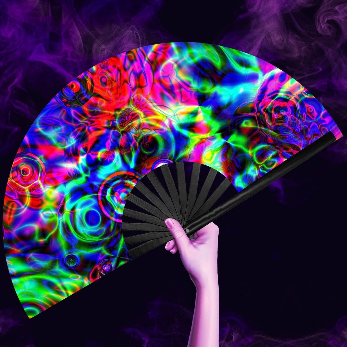 Abanicos De Mano Bambu Kung Fu Tai Chi Handheld Fan with Fabric Case Performance Wall Decor Dancing Festival