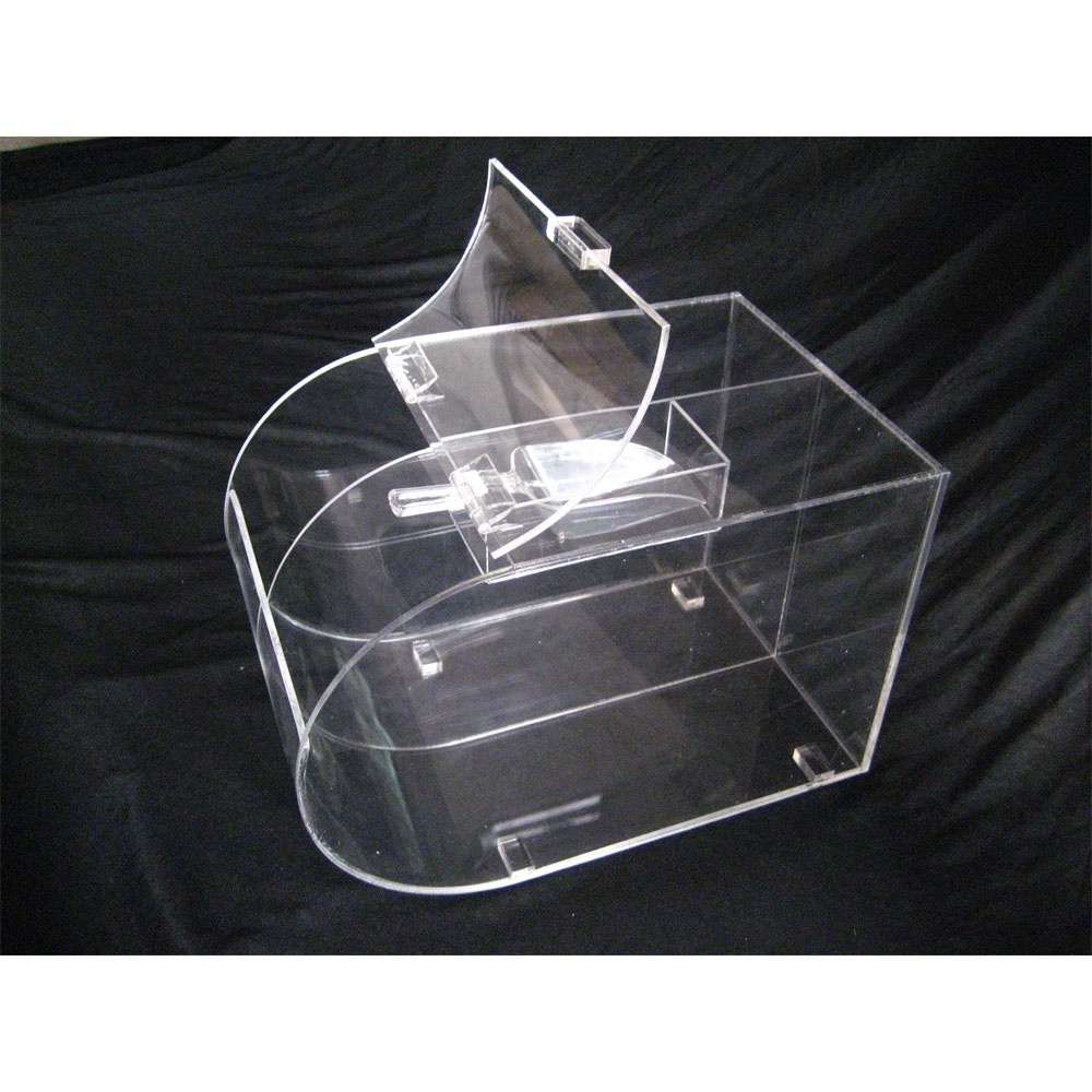 Iangel clear Round face bin with scoop candy dispenser acrylic candy boxes