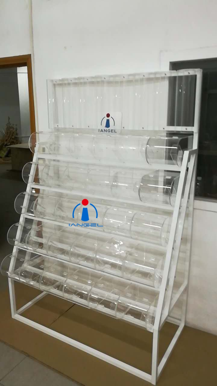 Iangel large metal candy display stand is suitable for in-store display