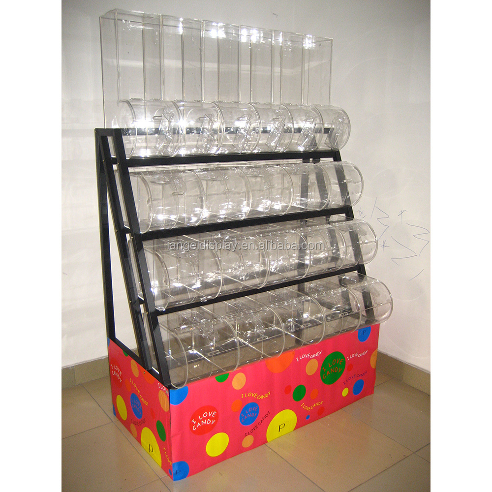 Iangel large metal candy display stand is suitable for in-store display