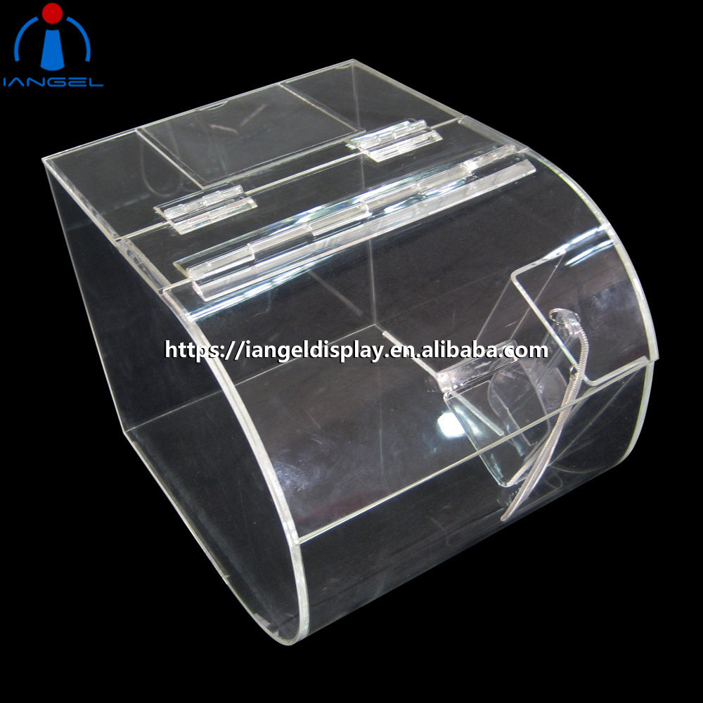 Iangel Candy store large capacity, transparent acrylic candy display shelf