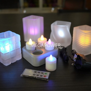 Waterproof Water Resistant Dimmable Rechargeable LED Table Candle Lamp