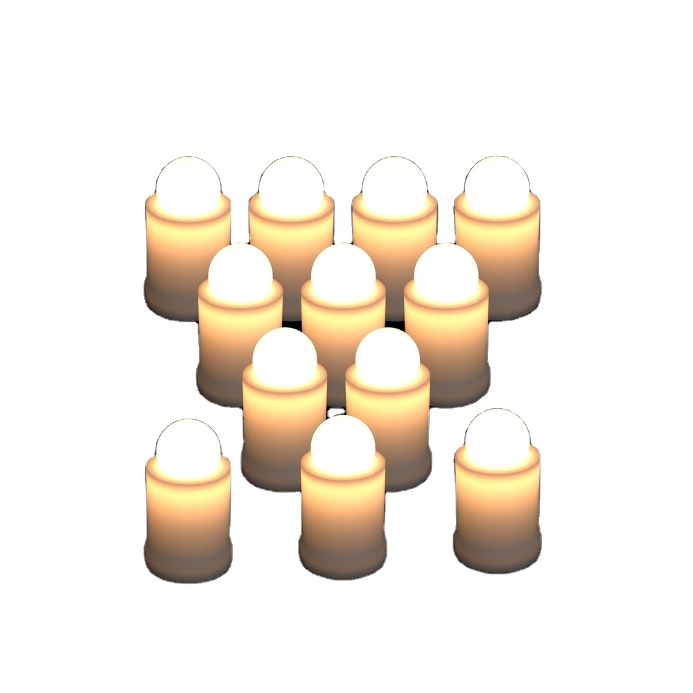 rechargeable illuminated lamps led candle lights wax  Candles LED Flameless Candle wedding lights With Charging Base