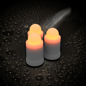 Megapower LED Taper Candles With Moving Flame Light Sensor Color Flickering Candle 12PCS/SET