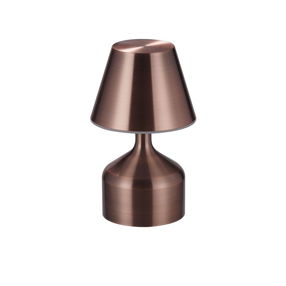 Customizable rechargeable cordless led table lamp metal table light for hotel bar restaurant home decoration portable mood light