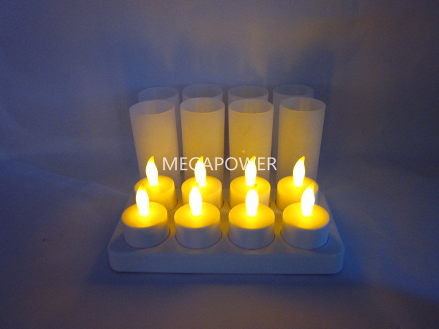 Hot Selling Safety Flameless Rechargeable Electric Tea Light Led Candle