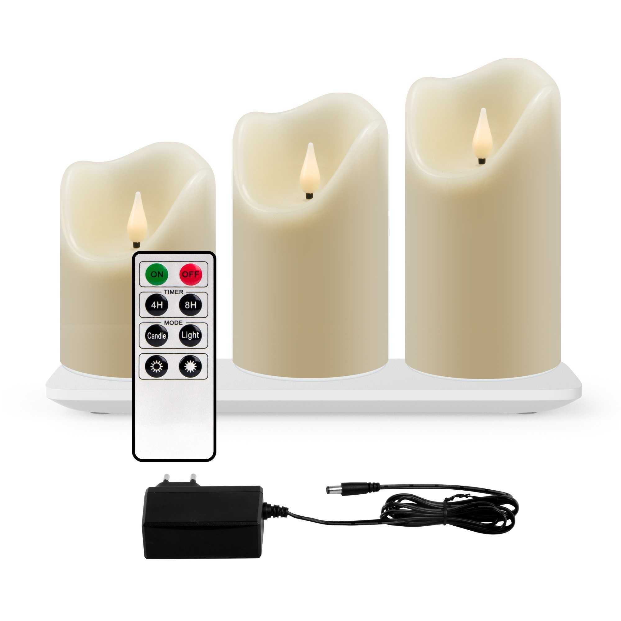 12pcs/box China Wholesale LED Flameless Candle Tea Light Rechargeable Battery Powered LED Candles