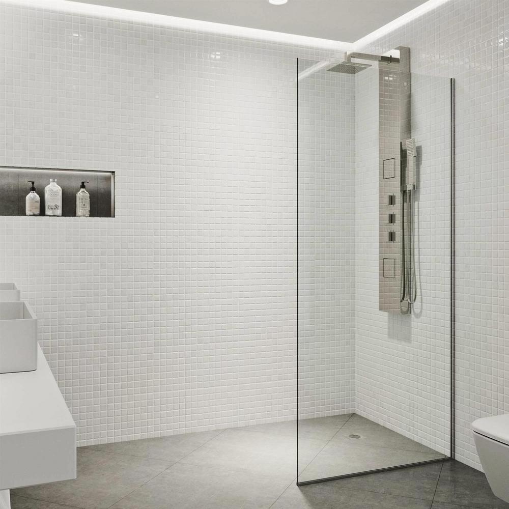 Hot selling walk in shower screen clear tempered glass Shower Doors, sided bathroom shower