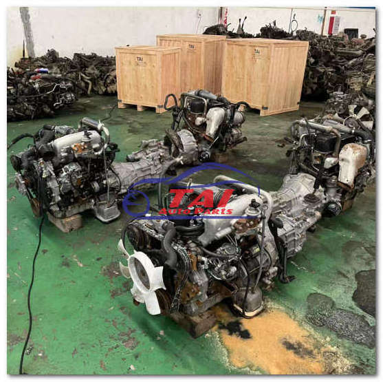 Japanese Original 4 Cylinders 4JB1T Pickup, Truck Engine For Isuzu