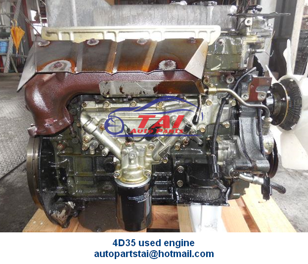 Vehicle engine Original 4D35  4D56 4D33 4D32 diesel engine and manual transmission