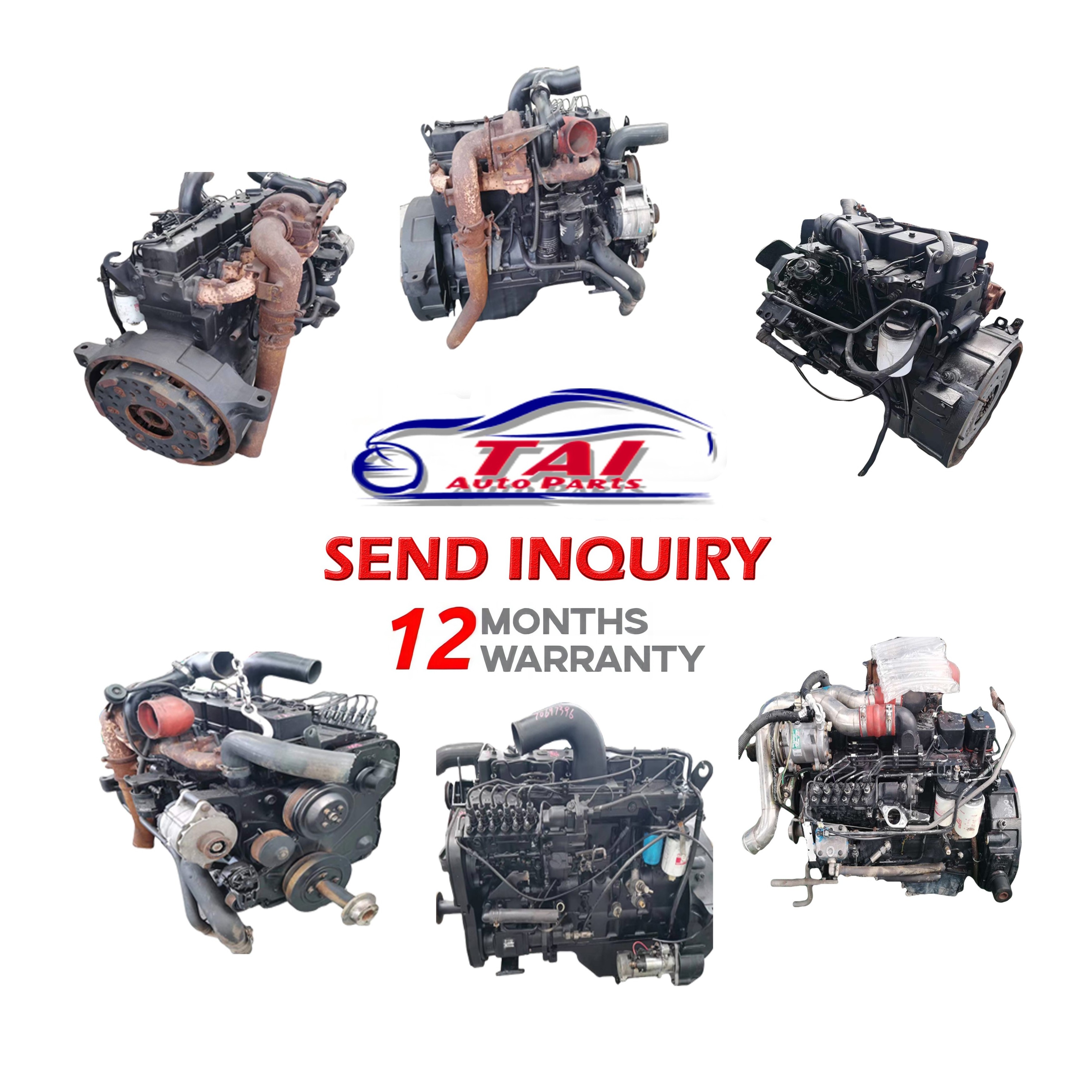 High Quality In Stock Used Machinery Diesel Truck Engine 6CT 6CTA 8.3L For Sale For Cummins