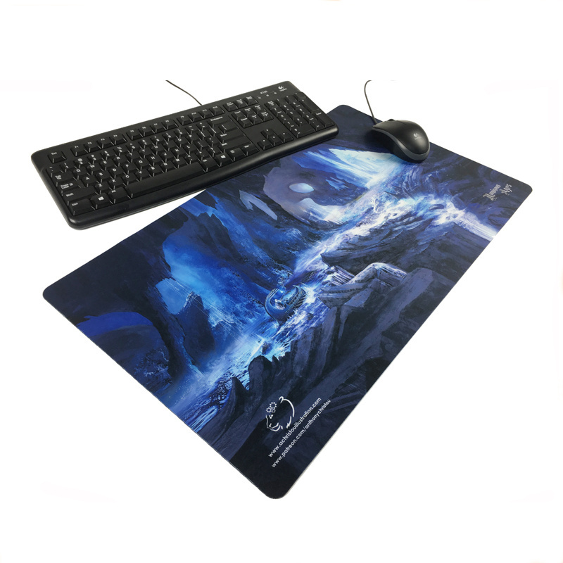 Custom Logo Mouse Pad Unique Design Personalized Yugioh Malefic Gaming Playmat Large Rgb Computer Keyboard Mouse Pad