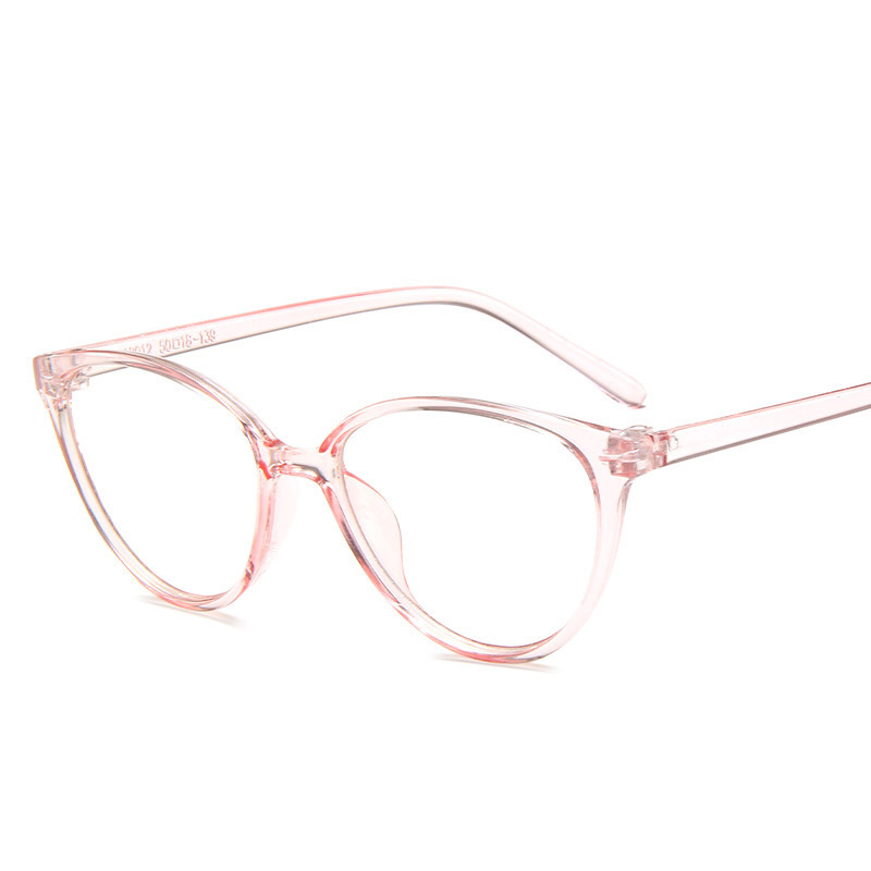 The New 2021 PCS Cross-border Glass Frame Fashion Personality Glasses Frame Women Sunglasses Cat Eye