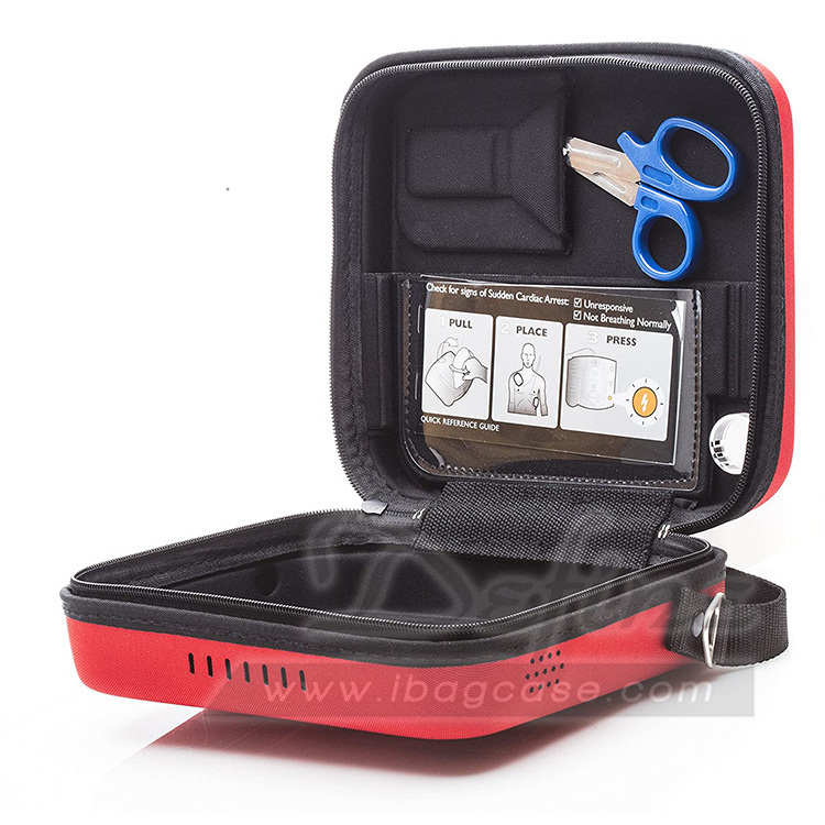 Customized ONSITE/HOME Medical Aid AED Defibrillator EVA Standard Carry Case