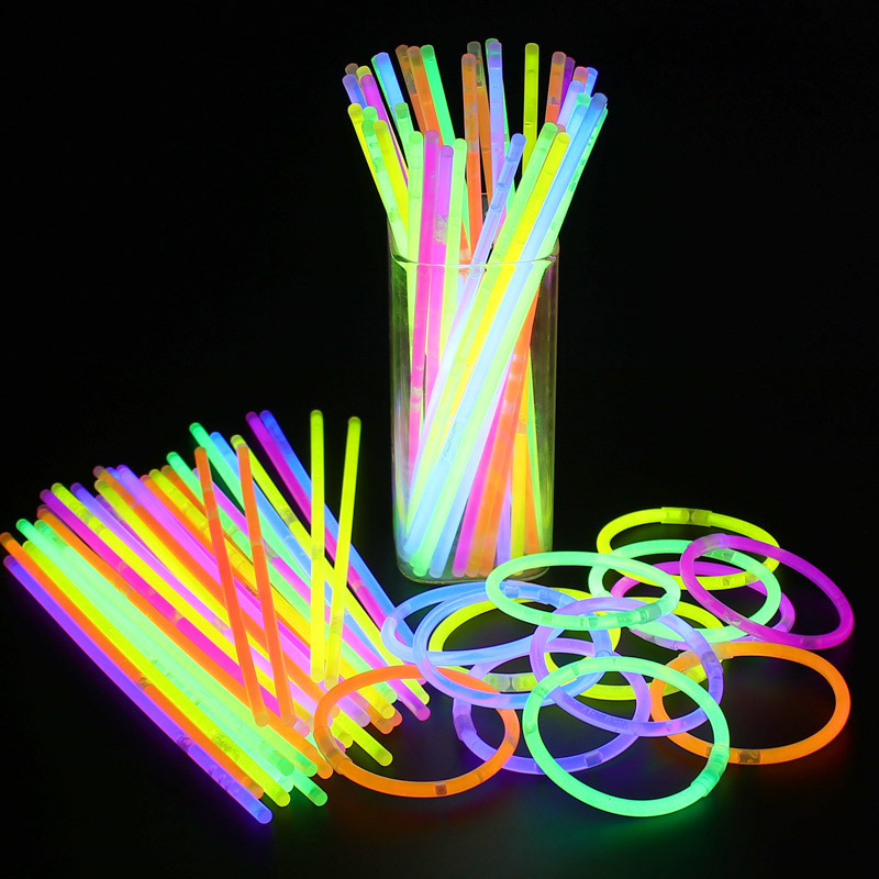 Fluorescent Stick Christmas Halloween Glow Bracelet Party Decoration Supplies Glow Toys