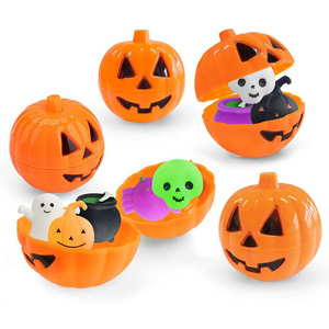 Halloween Pumpkin Shell Opening Pumpkin Shell Party Trick Carnival Gift Candy Pumpkin Jar