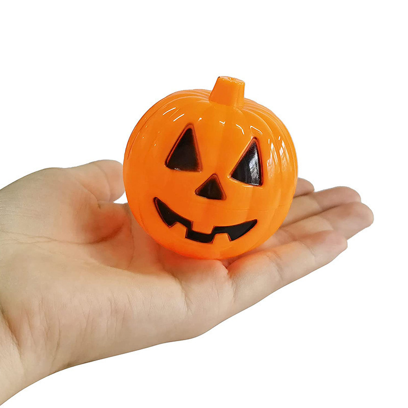 Halloween Pumpkin Shell Opening Pumpkin Shell Party Trick Carnival Gift Candy Pumpkin Jar