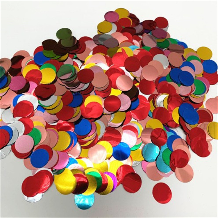 New 1.5 cm Confetti Paper Balloon confetti sequins spring Happy Birthday Wedding confetti Party Decoration Supplies