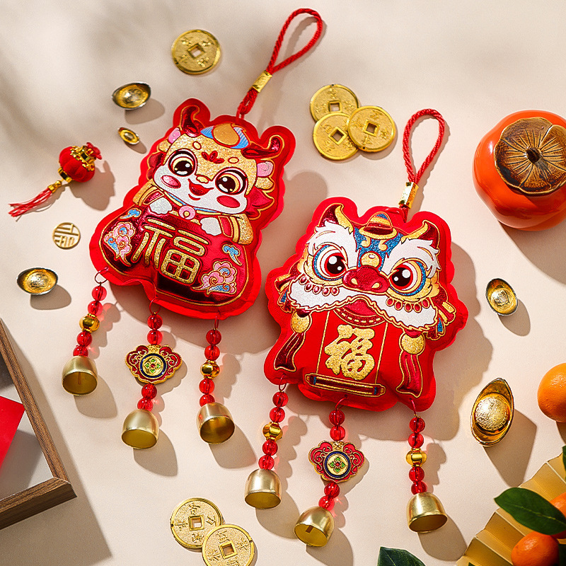 Chinese New Year Decorations 2024 Lunar New Year Dragon pendant Spring Festival Chinese Knot Hanging Ornaments supplies